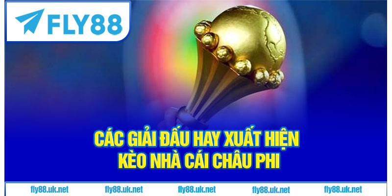 Các giải đấu hay xuất hiện kèo nhà cái châu Phi